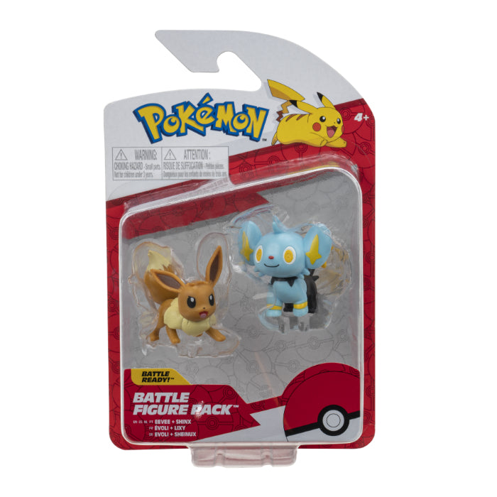 Pokémon battle figure shinx and eevee