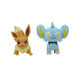 Pokémon battle figure shinx and eevee