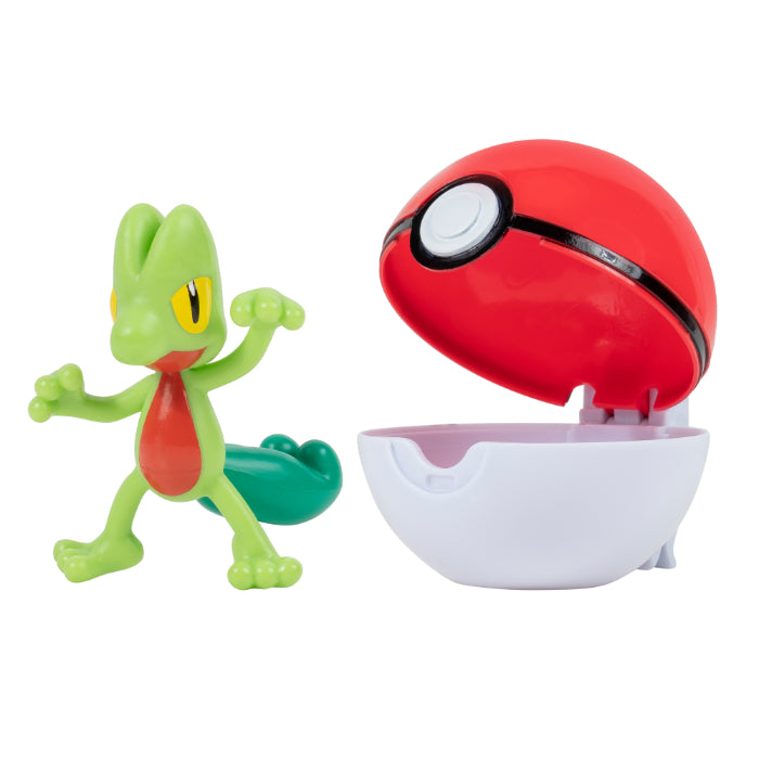Pokémon clip n go treeko and poke ball