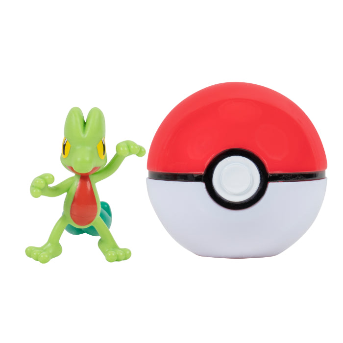 Pokémon clip n go treeko and poke ball