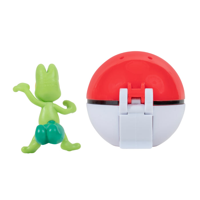 Pokémon clip n go treeko and poke ball