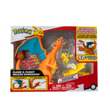 Pokémon interactive fire and fly charizard w. pikachu