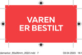 Hyldemarkør - Nyhed / Varen er bestilt 20 stk
