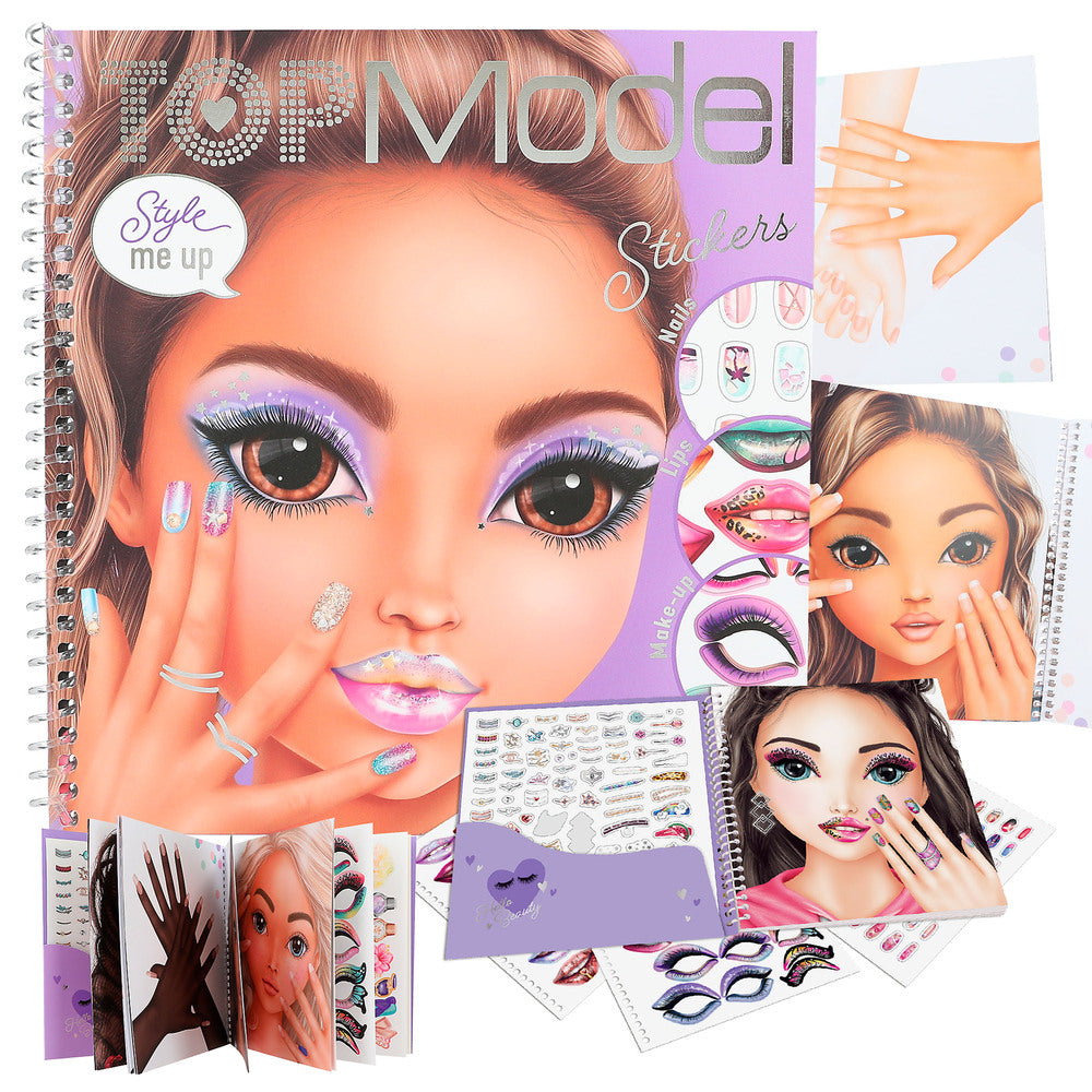 TOPModel Stickersbog Dress Me Up Face
