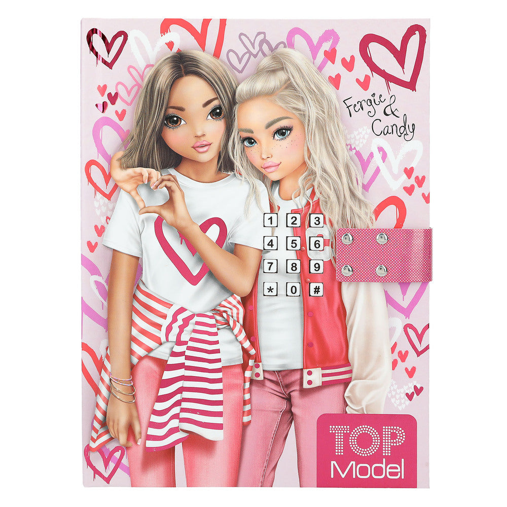 TOPModel Dagbog m/kode & musik