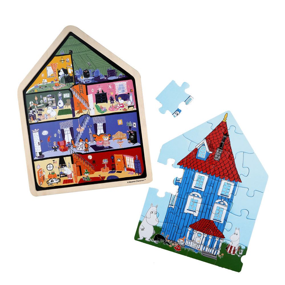Moomin - Wooden baby puzzles - House