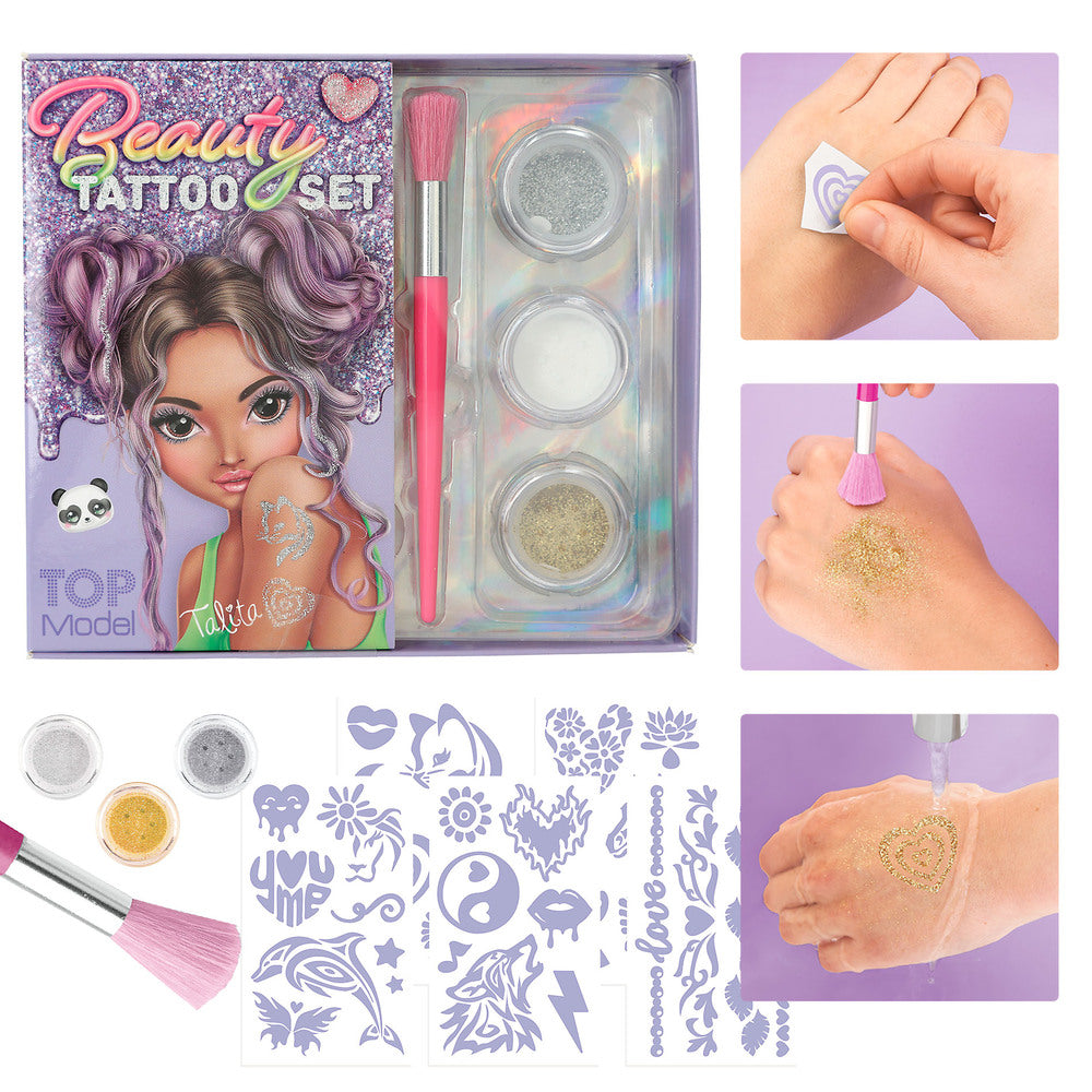 TOPModel Tattoo GLITTER Sæt