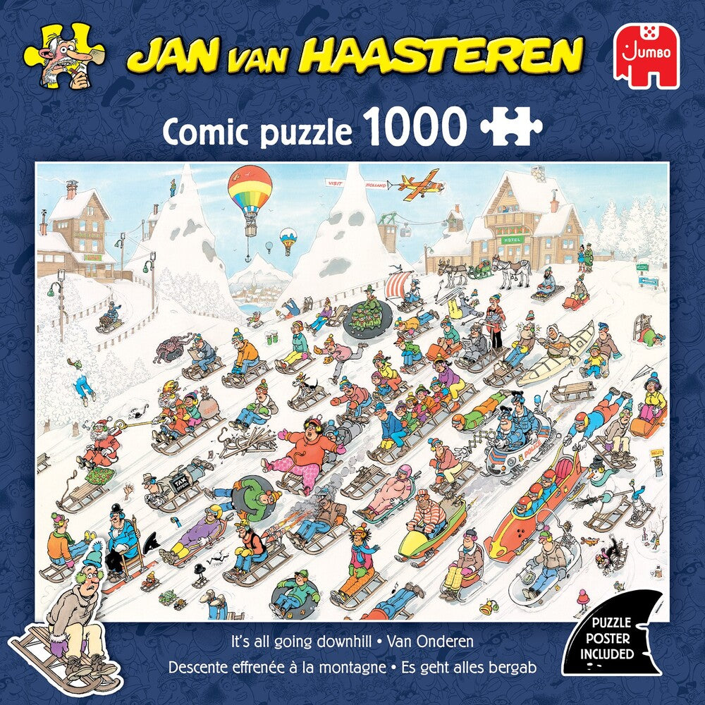 JANVANHAASTEREN It's All Going Downhill 1000 brikker
