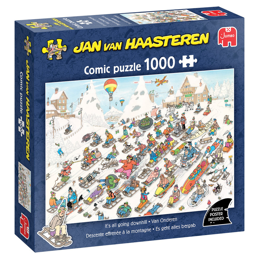 JANVANHAASTEREN It's All Going Downhill 1000 brikker