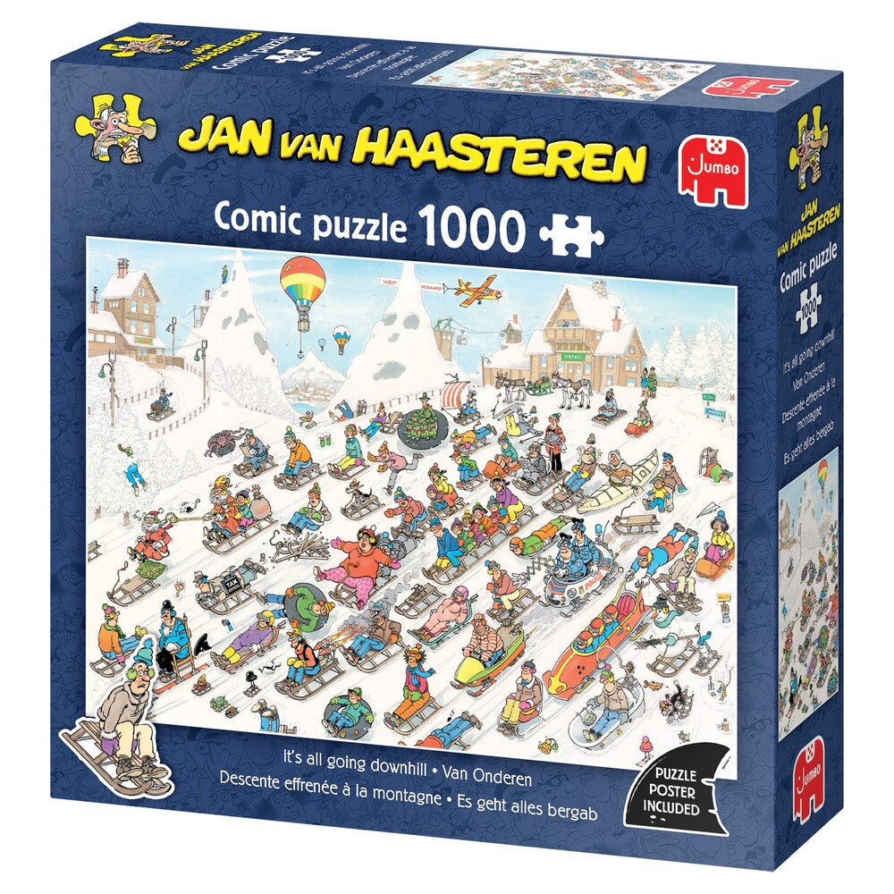 JANVANHAASTEREN It's All Going Downhill 1000 brikker