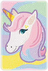 Diamond Art Enhjørning 10 x 15 cm