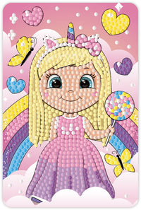 Diamond Art Pige 10 x 15 cm