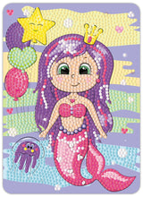 Diamond Art Havfrue 13 x 18 cm