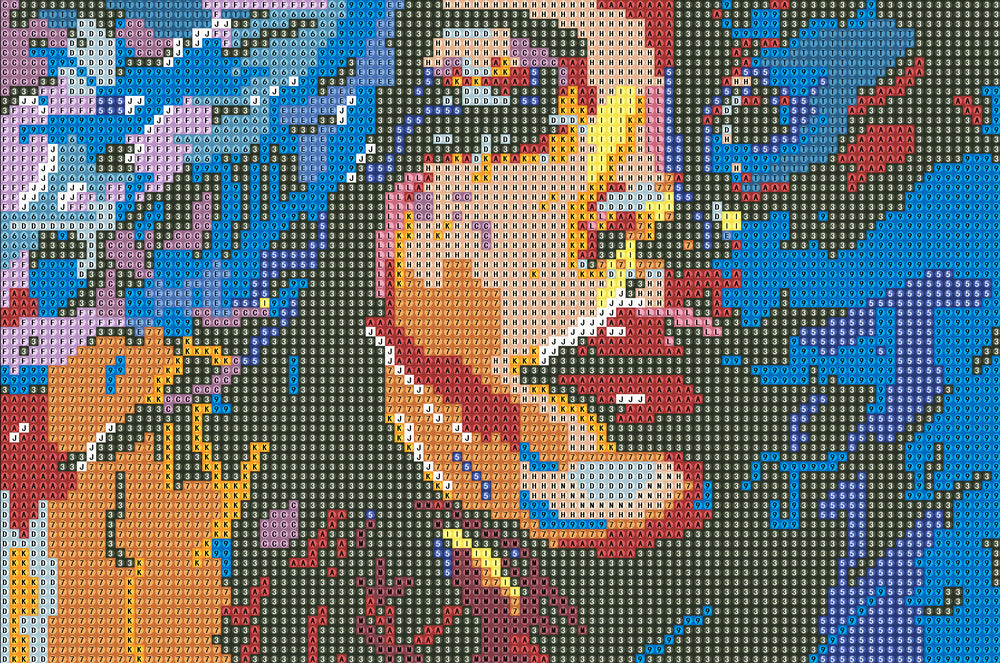 Diamond Art Ansigt 20x30 cm