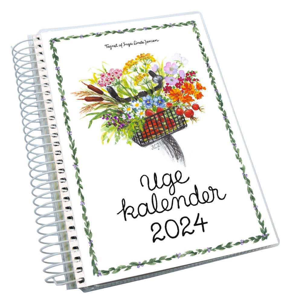 Ugekalenderbogen A5 2024