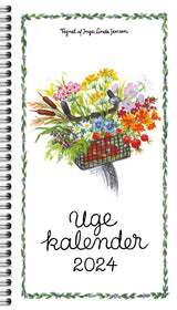 Ugekalenderbogen 9,5 X 17 2024