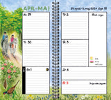Ugekalenderbogen 9,5 X 17 2024