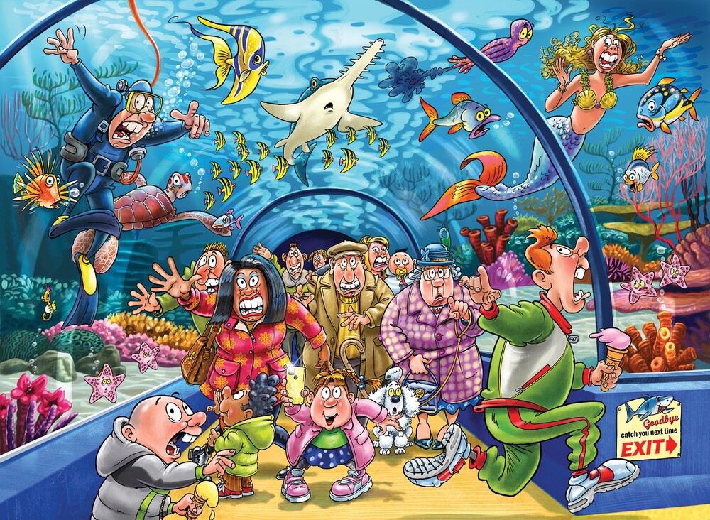 Wasgij Original 43 Aquarium Antics! 1000 brikker