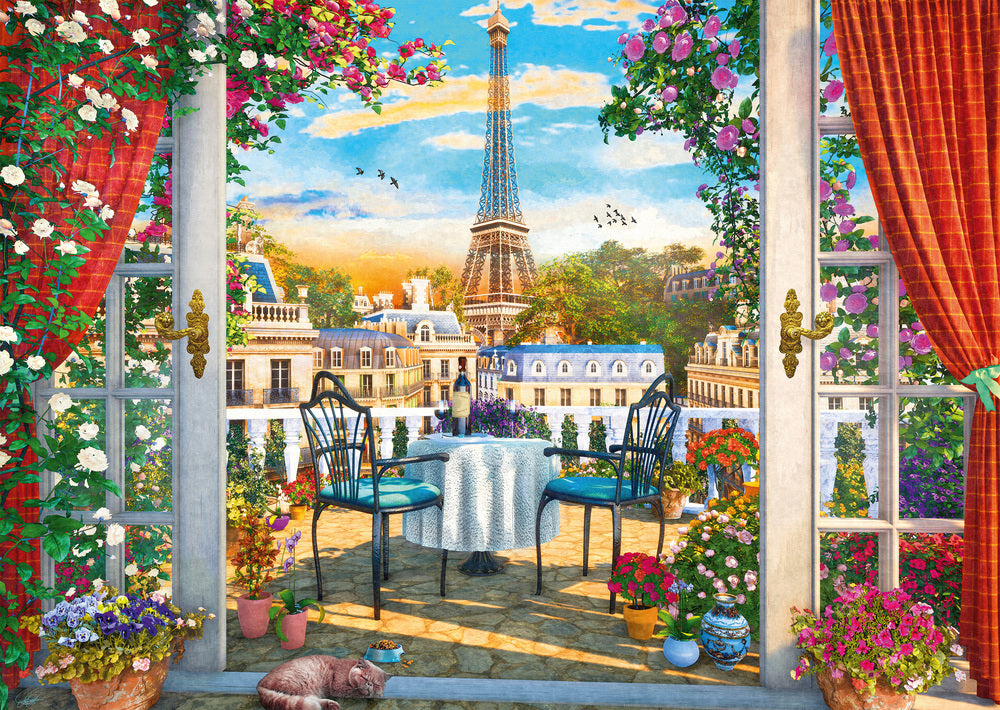 Puslespil A terrace in Paris 1000 brikker