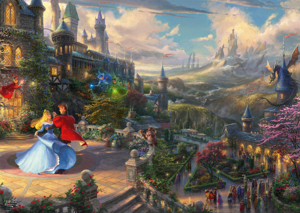 Puslespil Disney Sleeping Beauty Dancing 1000 brikker