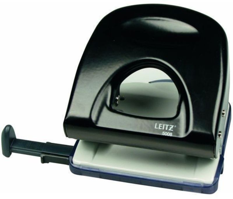 HULAPPARAT 2HULS LEITZ 5008 SORT