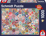Puslespil American patchwork quilt 1000 brikker