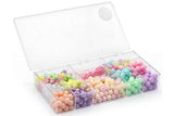 Perlemix pastel med elastiksnor
