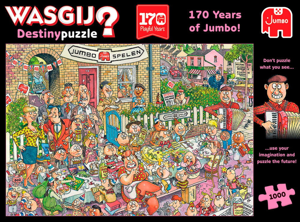 Puslespil Wasgij 170 ÅR 1000 brikker