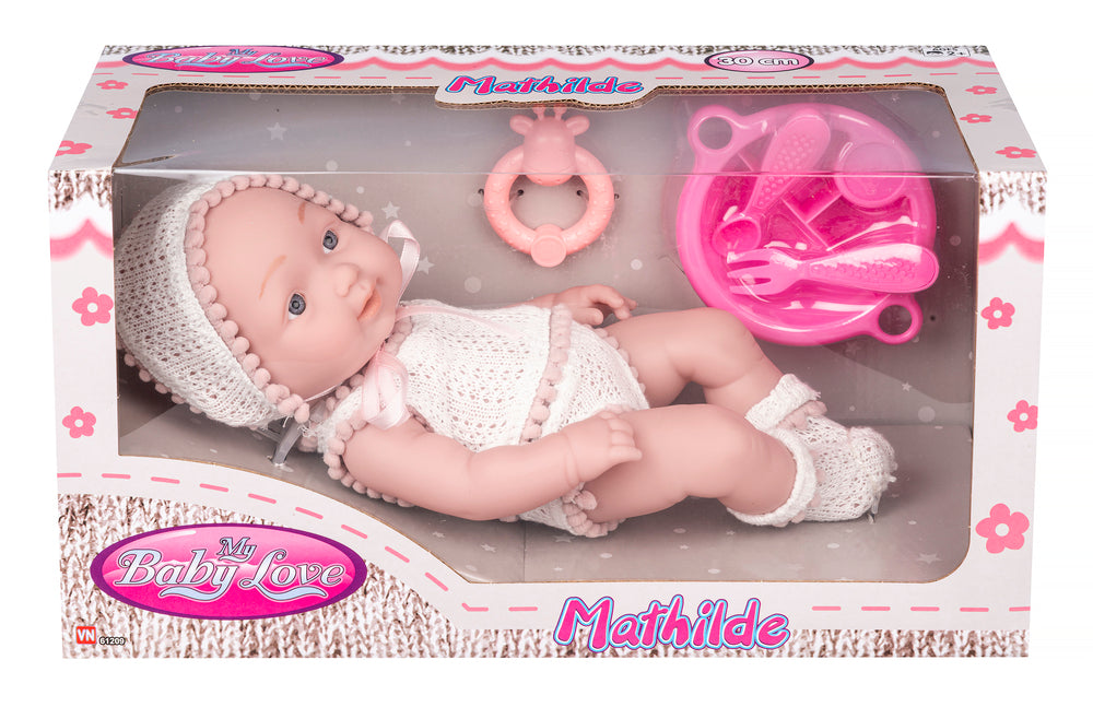 Dukke 30 cm asst