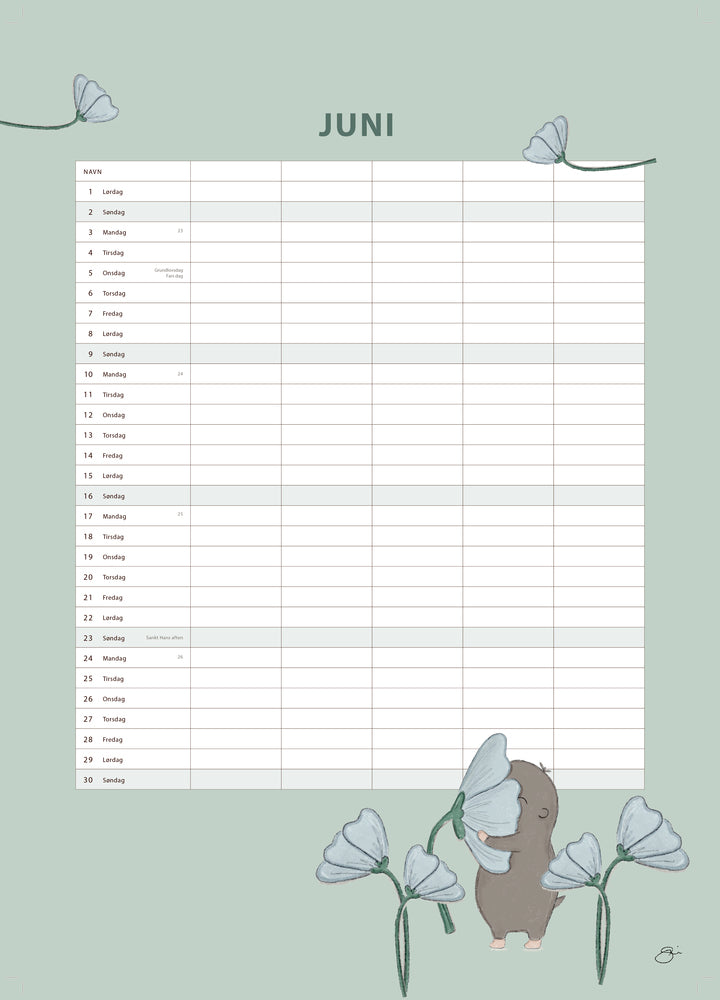 Familiekalender 2024