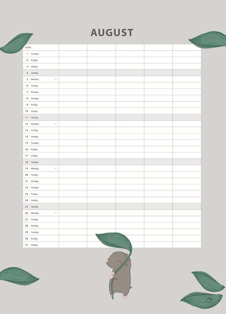 Familiekalender 2024