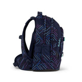 satch skoletaske purple laser