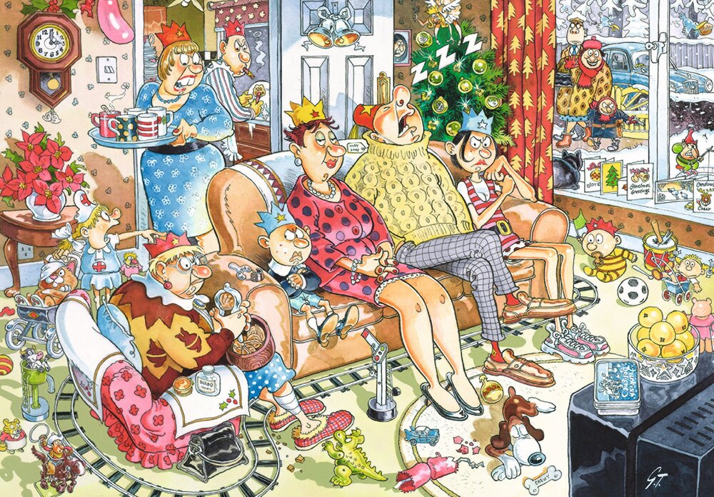 PUSLESPIL Wasgij Christmas 5 1000 brikker