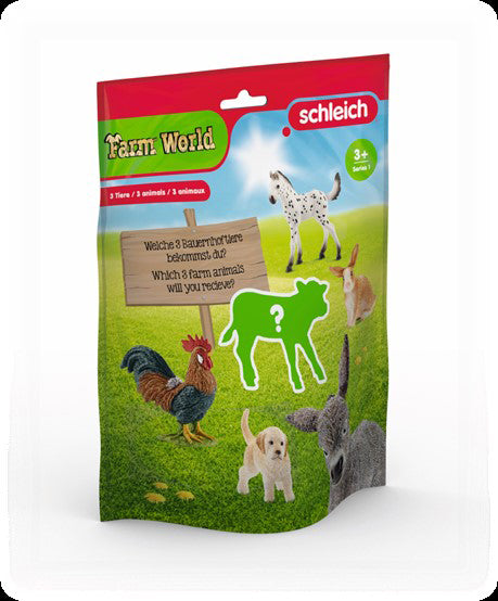 Schleich Farm World 3-pack Animals Asst