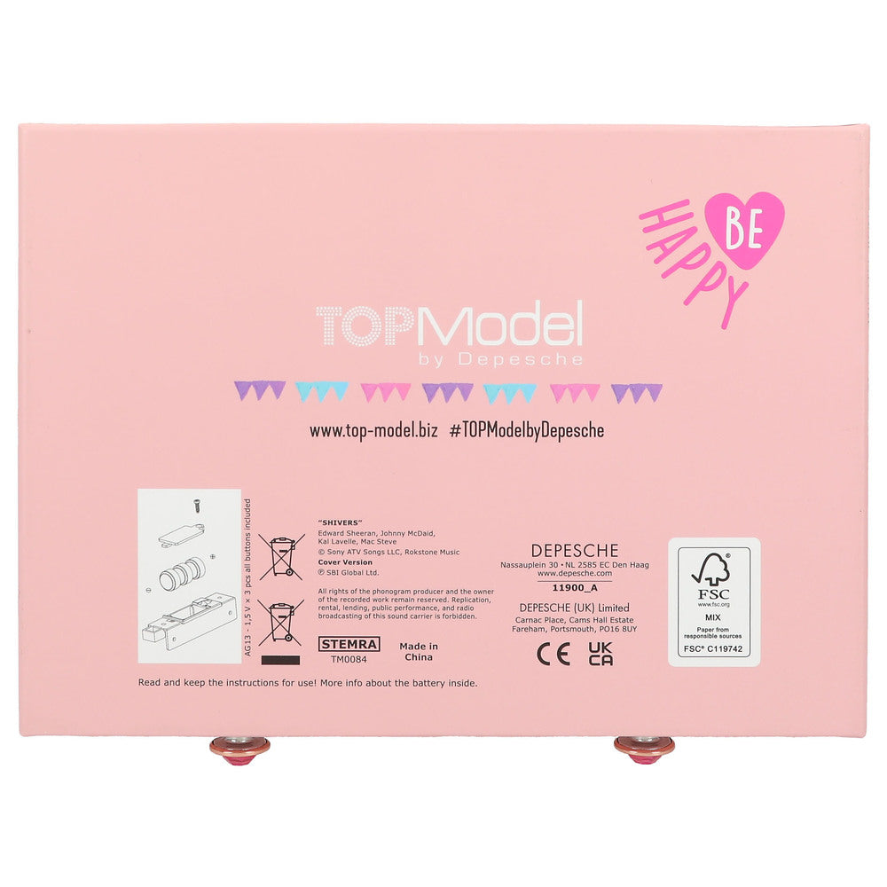 TOPModel Smykkeskrin m/kode & musik