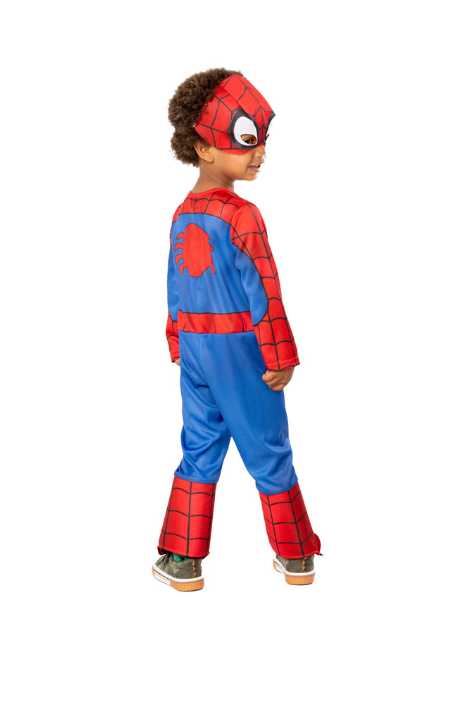 Spidey udklædningsdragt med maske str.3-4 år