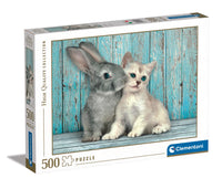 Puslespil Cat & Bunny 500 brikker