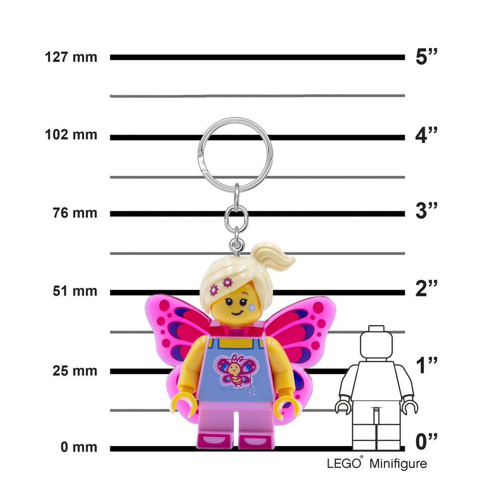 LEGO LED nøglering sommerfugl