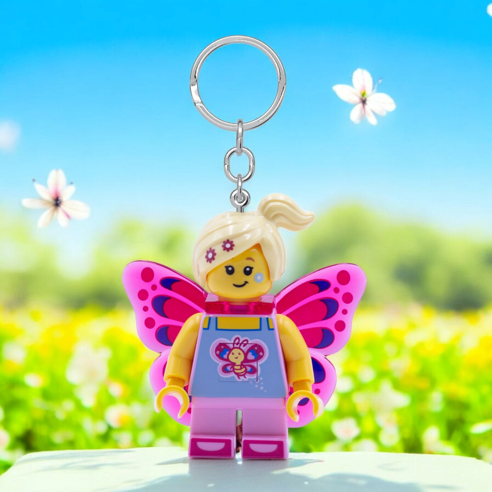 LEGO LED nøglering sommerfugl