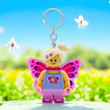 LEGO LED nøglering sommerfugl