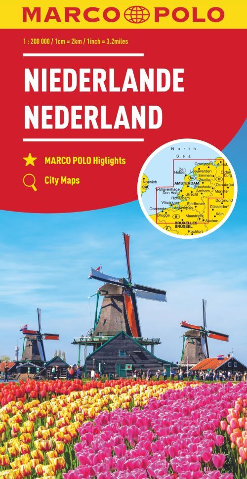 Netherlands Marco Polo Map