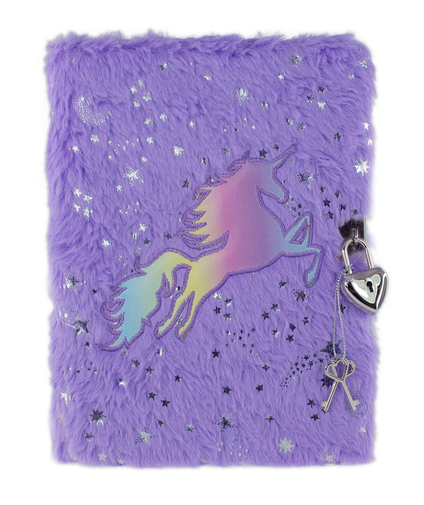 Tinka Plys Unicorn m/lås lilla