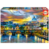 Peters Basilica & Angelo Bridge 1500 brikker