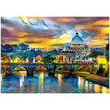 Peters Basilica & Angelo Bridge 1500 brikker
