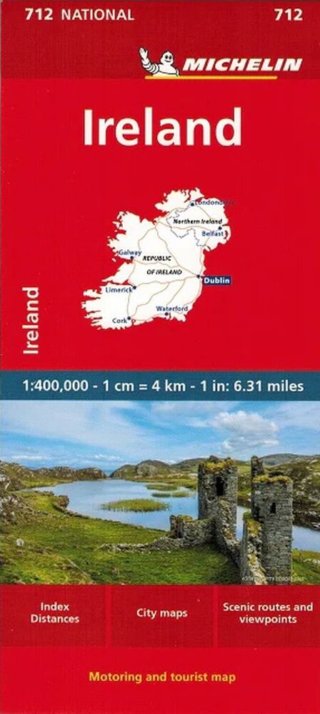 Ireland - Michelin National Map 712