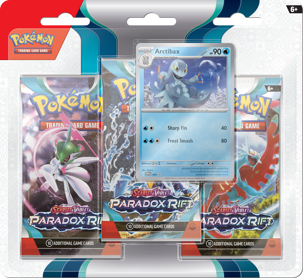 Pokemon Blister 3Pack SV4 Paradox Rift asst