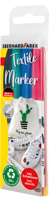 TEKSTIL MARKER EBERHARD FABER 4 ASS FARVER