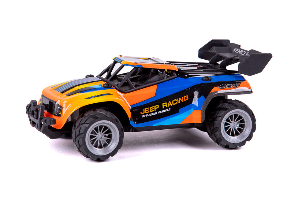 RC JEEP RACING BLÅ/ORANGE