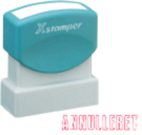 STEMPEL X-STAMPER ANNULLERET