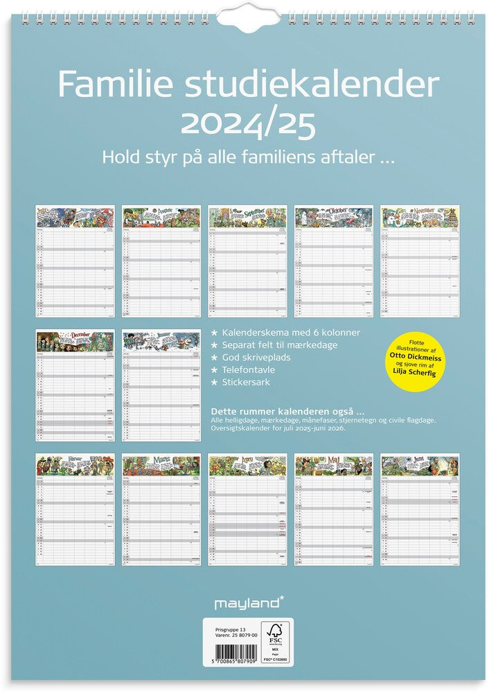 Mayland 24/25 A3 m/stickers